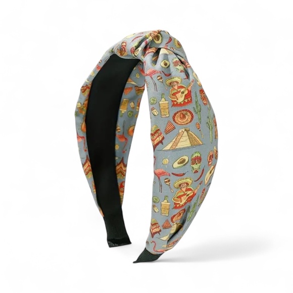 Accessories - 💖 3/$30  💖 Grayish Blue  Hispanic Cultural Print Headband